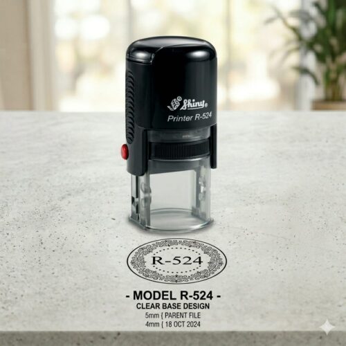 Shiny R-524 Round Self-Inking Stamp